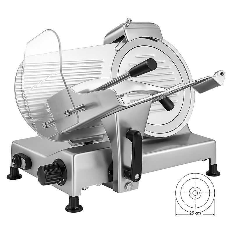 Cortadora de fiambre RMSXE250 transmisión por correa 240W