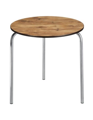 Mesa de terraza 3R80COR con tablero redondo