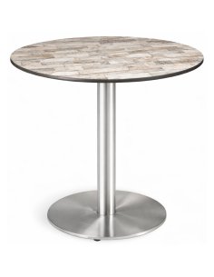 Mesa terraza 3R22COR base inox