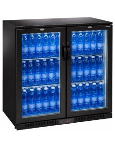 Nevera expositora de bebidas 200L Doble