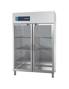 Armario expositor refrigerado GN2/1 puerta de cristal EDAPG-1402 HC PC