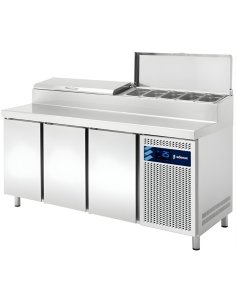 Mesa ingredientes para pizza EDMPGE2-180-I HC