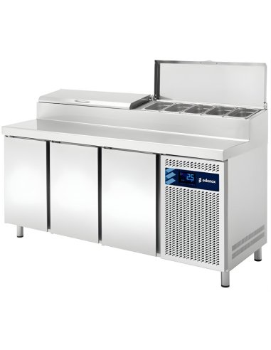 Mesa ingredientes para pizza EDMPGE2-180-I HC