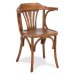 Silla madera haya barnizada 3R0 con brazos