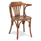 Silla madera haya barnizada 3R0 con brazos