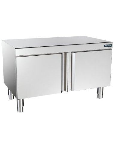 Muebles inox Bajos Central con puertas F60
