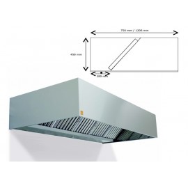Campana Extractora ECO "R" pared 350 cm largo
