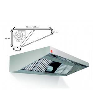Campana ECO PLUS Monobloc 400º- 150 Largo