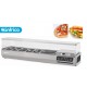 Vitrinas para ingredientes pizzas VIP1740-1/4 tapa cristal