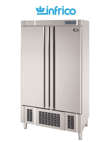 Nevera Vertical refrigeradora en acero inoxidable para pescado INAP902T/F
