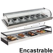 Vitrina barra Encastrable