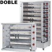 Asador pollos electrico Doble