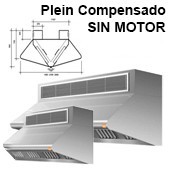 Campana Industrial Plein Compensada Sin motor