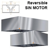 Campana Industrial Reversible Sin motor