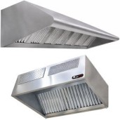Campana industrial a pared SIN MOTOR