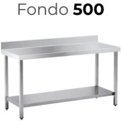 Mesa acero inoxidable fondo 50 cm