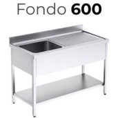 Fregadero inox - Fondo 60