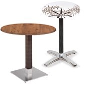 Mesas con Tablero Werzalit redondo