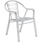 Sillas de aluminio con brazos