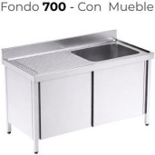 Fregaderos - Fondo 70 con mueble