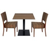 Conjunto mesa y sillas
