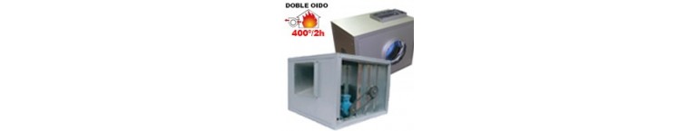 Extractores de humo de doble oido - Extractor de humos cocina 400ºC/2h