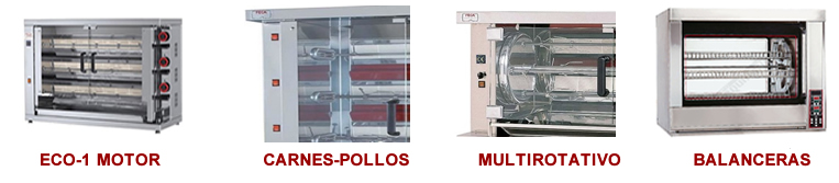 Tipos de Asadores de Pollos