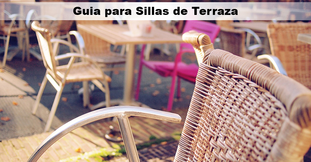 Guia sillas de terraza