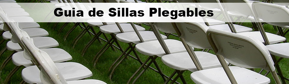 Guia de sillas Plegables