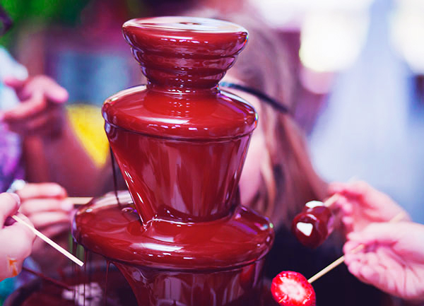 Fuente de chocolate