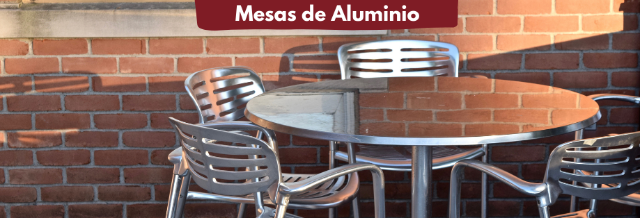 Mesas de aluminio