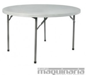 Mesa redonda plegable para catering, rossini2