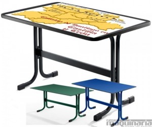 Mesas para bar rectangular personalizable Mesar rectangulares para bares con el logo, mapa, plano etc