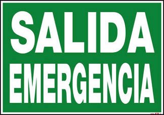 salida de emergencia