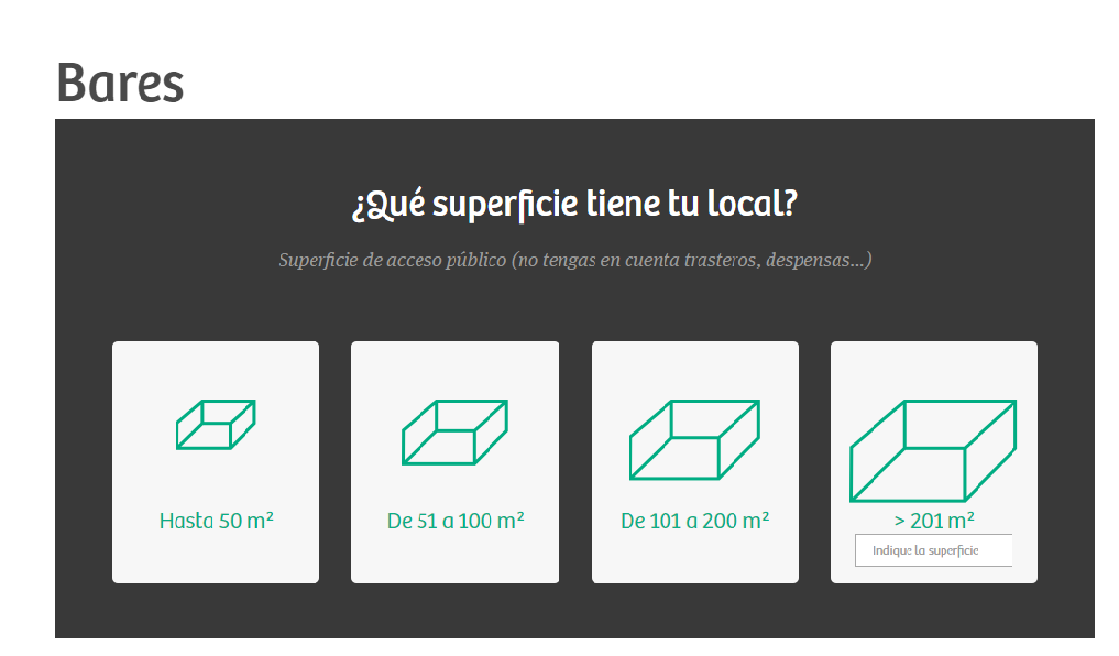 Superficie del local Superficie del local