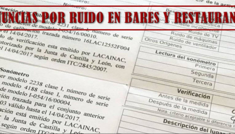 Denuncias por ruido en bar