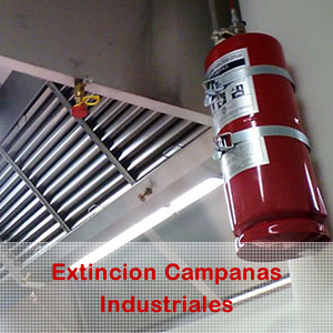 Extincion para campanas industriales